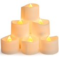 thumbnail image 2 of Velas votivas a batería TANGJMXG paquete de 12 con luz blanca cálida, 2 of 5