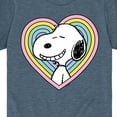thumbnail image 3 of Peanuts - Snoopy Heart - Youth Short Sleeve Tee, 3 of 6