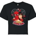 thumbnail image 3 of Marvel Spider-Man - Mary Jane Valentine - Juniors Cropped Graphic T-Shirt, 3 of 5