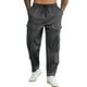 thumbnail image 2 of Ceisia Men's Gift Cargo Pants Relaxed Fit Mid-Rise Elastic Waist Polyester Multi-pocket Snap Button Drawstring Pants, 2 of 7