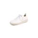 thumbnail image 1 of Tenis Veja V-10 de piel sintética extra blanca con cordones para mujer, 1 of 4