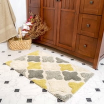 Chesapeake Alloy Moroccan Tiles 2pc Willow Bath Rug Set (21"x34" & 17"x24")