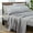 Light Gray, variant on Videri Home Full Sheet Set - 4 Piece Bed Sheets, Wrinkle Free Fade Resistant Easy Care Solid Bedding Set, Durable Comfortable Home Use, Navy