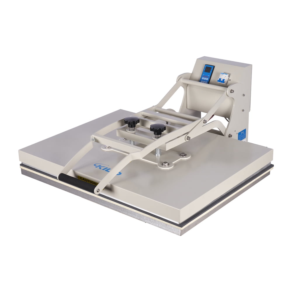 4500W Large Format Manual Heat Press Machine, 110V, No Plug, 24" x 32" Heat Plate, Grey