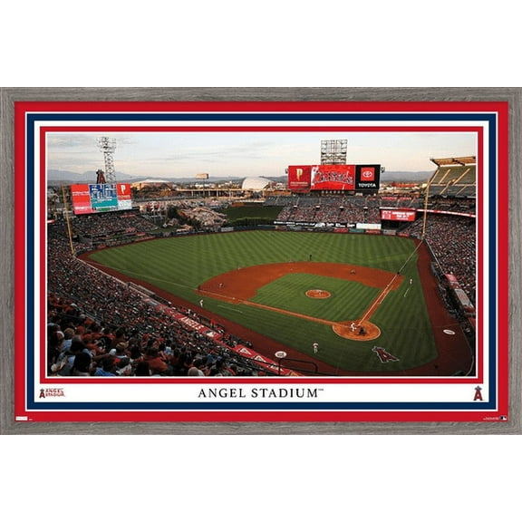 MLB Los Angeles Angels - Angel Stadium 22 Wall Poster, 22.375" x 34" Framed
