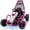 Pink, variant on Xuanlur 12V 4.5AH Kids Electric Go Kart, 30W*2 Motors Ride On Toy for Ages 3-6 Years, EVA Wheel, Metal Frame, 4.8 MPH Max Speed, Music & Lights, for Ages 3-6 Years, 88 lbs Capacity, Pink