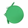 thumbnail image 2 of 2pcs Patio Chair Cushions, Bistro Chair Cushions Tufted Round Corded Cushions Outdoor Chair Cushions with Ties, Breathable Seat Cushions for Outdoor Chairs Sponge Stool Pads, Dia 11.8In, Green, 2 of 9