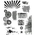 thumbnail image 3 of Tim Holtz Cling Stamps 7"X8.5"-Bitty Grunge, 3 of 3