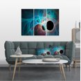 thumbnail image 1 of Fractal Angel Wings in Blue - Abstract Wall Art Canvas, 1 of 3