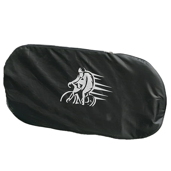 Dustproof Bike Chain Cover Waterproof Outdoor Bicycles Cover Bike Crankset Cover Polyester Bicycles Sprocket Protector