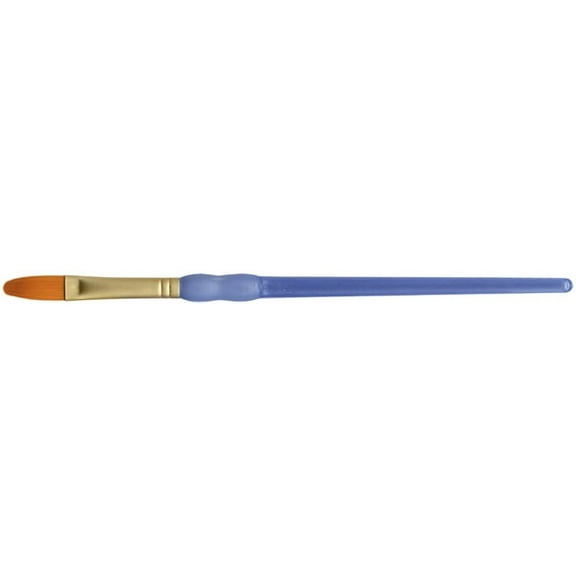 Crafter's Choice Gold Taklon Oval Wash Brush-3/8" Width