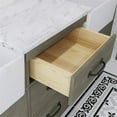 thumbnail image 4 of Water Creation Paisley 72" Wood Double Bathroom Vanity in Gray/White, 4 of 6