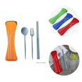 thumbnail image 1 of Dinnerware Bag Stain-resistant Large Capacity Zipper Reusable Tableware Travel Bag for Office, 1 of 8