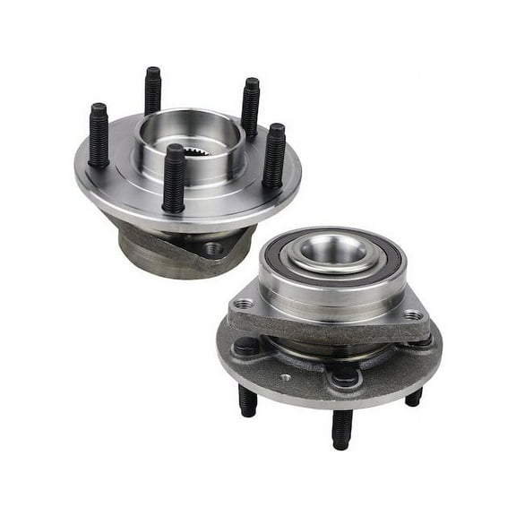 Front Wheel Bearing Hub Assembly Set of 2 - Compatible with 2012 - 2016 Buick Verano FWD 2013 2014 2015