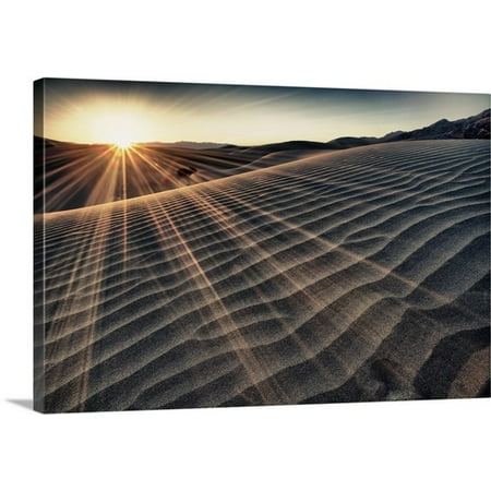 Sunrise Death Valley National Park Great BIG Canvas Scott Stulberg Premium Thick-Wrap Canvas entitled The Stovepipe sand dunes at sunrise, Death Valley National Park ()