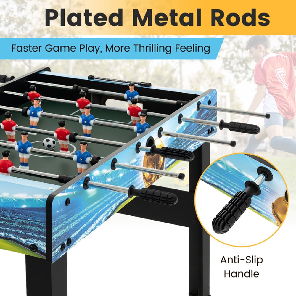CIPACHO 37 Inch Mini Foosball Table with Score Keeper and Removable Legs, Indoor Kids Game Table, Gifts for Boys and Girls Aged 6-16