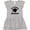 AC-Heather Grey, variant on Inktastic My Mommy Graduated College Graduate Girls Toddler Dress