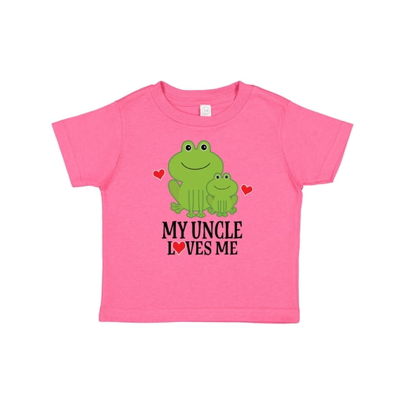 Inktastic My Uncle Loves Me Frog Boys or Girls Baby T-Shirt