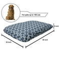 thumbnail image 2 of Traditional Pet Bed, Abstract Portuguese Mosaic Azulejo Tiles Spanish Cultural Heritage, Chew Resistant Pad for Dogs and Cats Cushion with Removable Cover, 24" x 39", Multicolor, by Ambesonne, 2 of 4