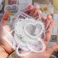 thumbnail image 4 of 4 paquetes de pegatinas de encaje transparente, envoltura de encaje, patrón, decoración para álbum de recortes, pegatina, decoración de álbum y diario Collage, 4 of 5