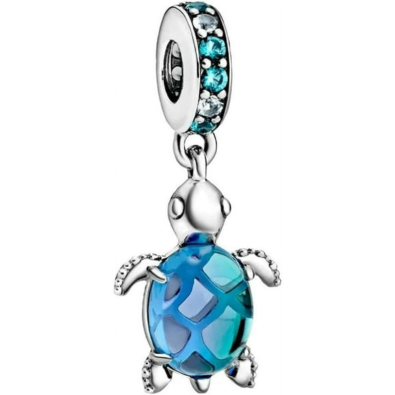 BBT Ocean Blue Sea Turtle Charm