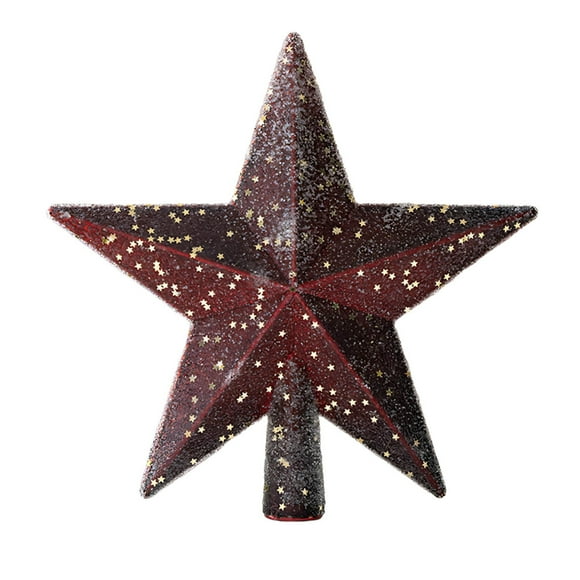 Christmas Tree Decorations, Christmas Tree Decoration Pendant Retro Christmas Tree Top Star Christmas Tree Top Decoration Layout