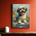 thumbnail image 5 of Funny Bathroom Wall Art CuteLhasa Apso Dog Canvas Print Dog Bathtub Picture Humor Animal Artwork Painting for Restroom Bathroom, Dog Bedroom Decor, Christmas Gifts, 5 of 5