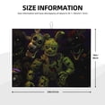 thumbnail image 3 of Lsque Five Nights At Freddy'S Pattern Drying Mat for Kitchen Counter, 18x24 Inch Ultra Absorbent Home Dish Drainer Mats Plate Holder, 3 of 8