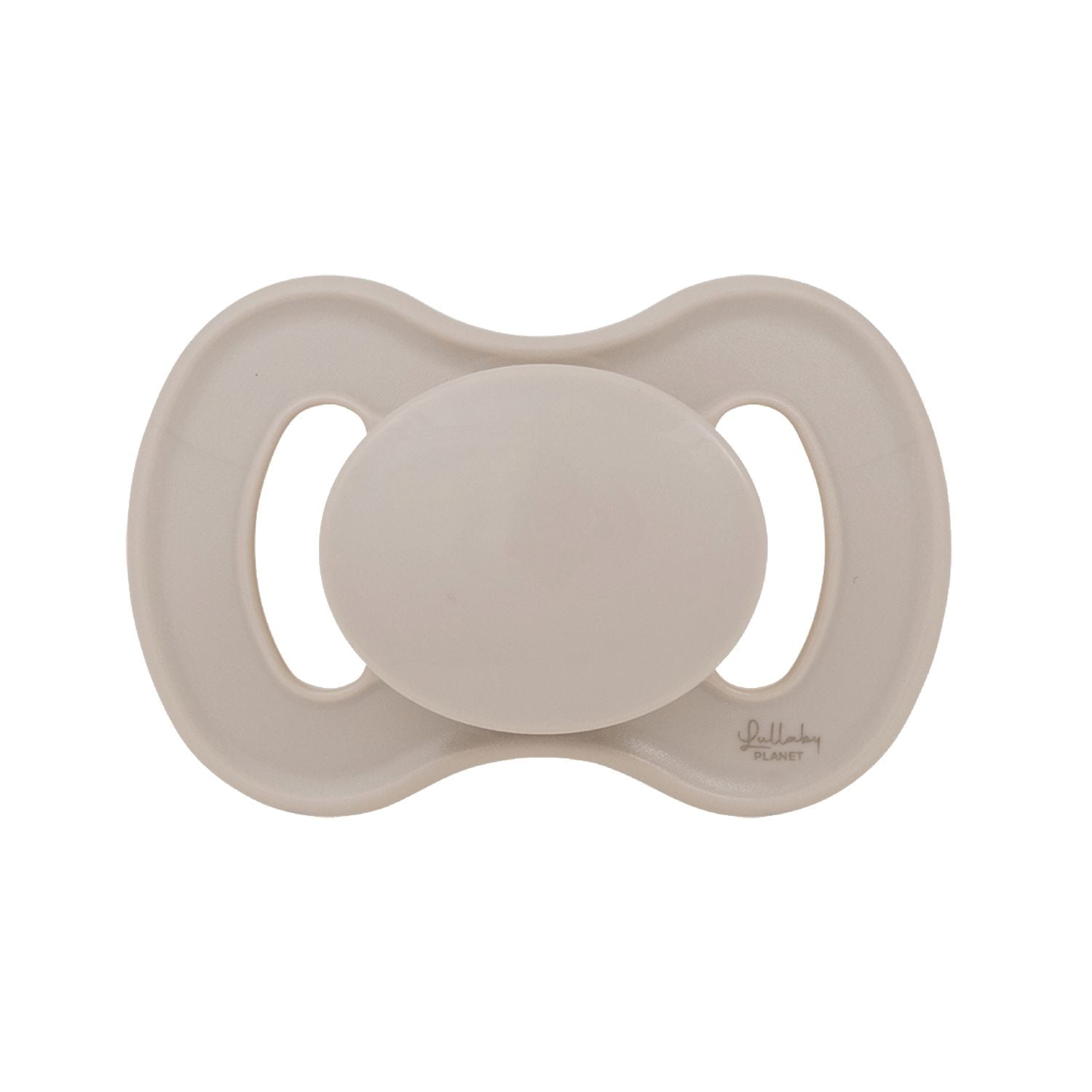 Lullaby Planet Pacifiers 2 Pack | Adorable Round Latex Design | Functional Fashionable & Comfortable Design | Rose Quartz & Beach Sand | 0-6 Months, Functional Fashionable & Comfortable Design