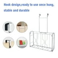 thumbnail image 2 of Auledio 2 Pack Over the Door Organizer Wall Mount Cabinet Storage Holder, Silver, 2 of 7