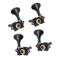 thumbnail image 1 of Clavijas de afinación de Ukelele 4 Piezas Sunnimix 2 Izquierdo 2 Derecho Negro Plateado, 1 of 8