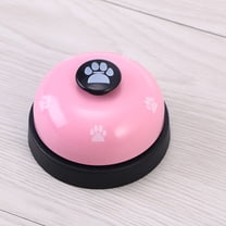Clispeed Puppy Bell For Potty Training Dog Doorbells Pet Training Pink And Black For House Training 1Pack