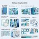 thumbnail image 2 of 155 Pieces Scrapbooking Accessories Kit, Aesthetic Bullet Journal Scrapbook Kit with A6 Grid Notebook, Scrapbooking Stickers - DIY Gift for Girls and, 2 of 5