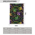 thumbnail image 3 of Easygdp Mardi Gras6 Garden Flag Yard Flag Welcome Flag, Double-Sided, Weather Resistant for Outdoor Decor - 28"x40", 3 of 9
