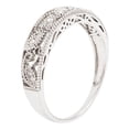 thumbnail image 3 of 10k White Gold Vintage-Style Diamond Anniversary Band (0.08 cttw, I-J, I2-I3), 3 of 6