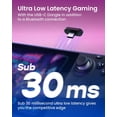 thumbnail image 5 of Cleer ARC5 Gaming Open-Ear Wireless Earbuds | THX Certified, Spatial Audio, Head Tracking, Snapdragon Sound, LDAC, AptX Lossless, <30ms Low Latency Dongle, Dolby Atmos, 60H Battery - Black, 5 of 9