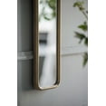 thumbnail image 2 of Mirror, Mirror Full Length with Antique Gold Metal Frame, Wall Mirror, Long Bathroom Mirror, 47" x 8" Mirrors for Wall Hallway Living Room Bedroom Bathroom, Gold, 2 of 8