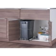 thumbnail image 3 of TRINITY EcoStorage 25 Gal. Sliding Trash Can Chrome, 3 of 4