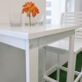 thumbnail image 4 of White Square Bar Table, 4 of 4