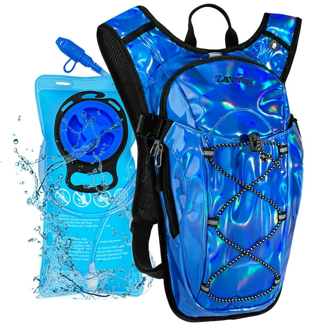 Mochila de Hidratación Zavothy Rave Ligera con Bolsa de Agua de 2L
