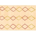 thumbnail image 1 of Ahgly Company Indoor Rectangle Oriental Orange Modern Area Rugs, 7' x 9', 1 of 4