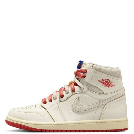 Women's Jordan 1 High OG Sail/Cinnabar-Light Bone (DB4612 100) - 7