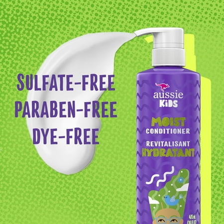 Aussie Kids Conditioner, Moisturizes All Hair Types, Sulfate Free, 16 fl oz