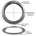 thumbnail image 4 of Range Kleen R68GE Style D Trim Ring Chrome 1 Small and 1 Large, 2 Pk, 4 of 7