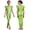 Green, variant on Girls Metallic Full Body Unitard Dance Leotard One Piece Bodysuit Sparkly Disco Jazz Dance Jumpsuit Red 8