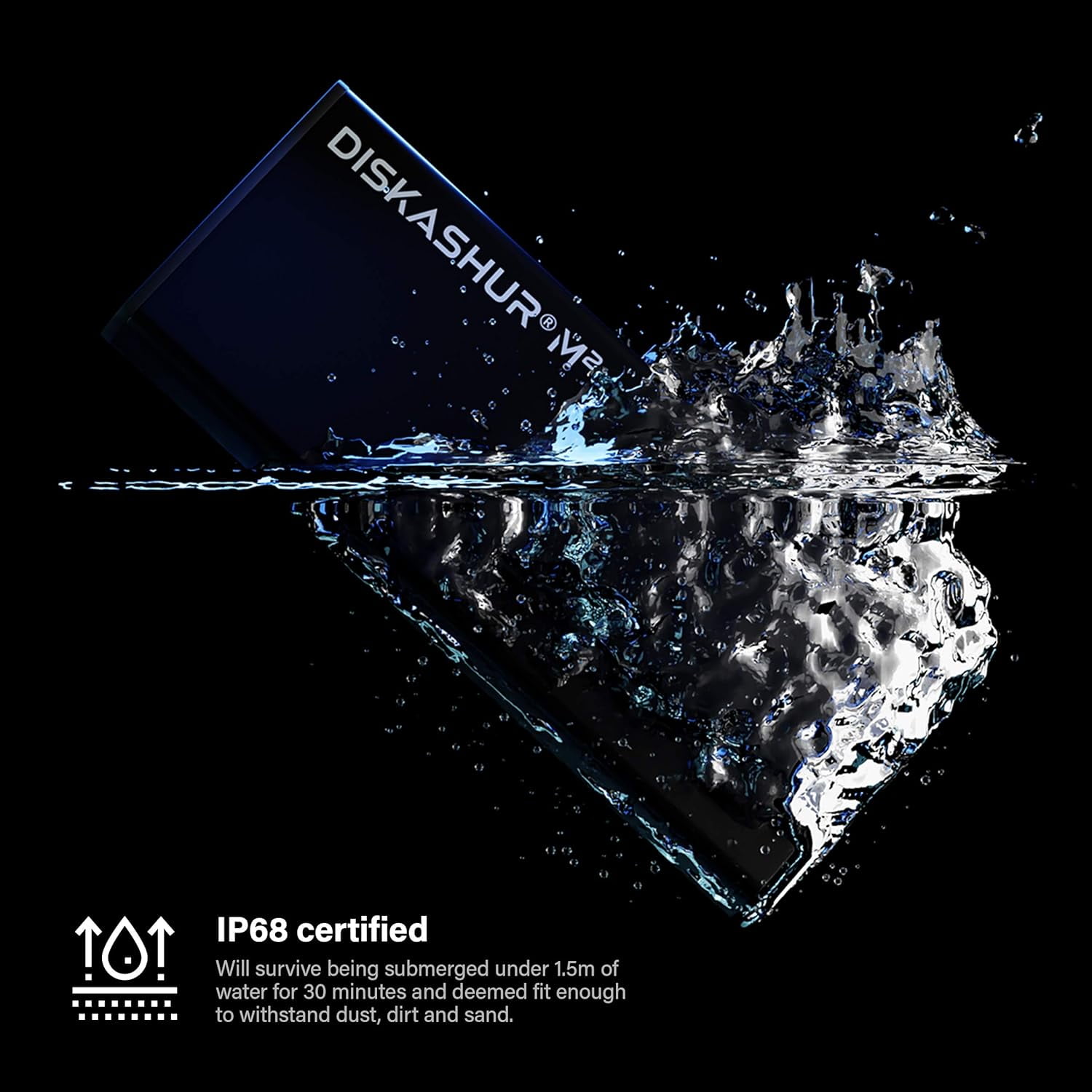 SSD externe chiffré Istorage diskAshur M2 256 bits 1 To