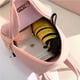 thumbnail image 3 of Qarigey Mini con decoración de lazo para mujer, de cuero PU, escolar de Color sólido para fiesta de compras Mochilas No.1 Qarigey AP006182-01, 3 of 6