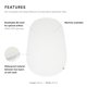 thumbnail image 2 of Lámina protectora Stokke Sleepi White para colchón Sleepi ovalado, 2 of 6