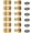6 Sets, variant on Garden Hose Quick Connector, Solid Brass 3/4 Inch Thread Fitting No-Leak Water Hose Female and Male Easy Connect (4 Sets)