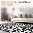 thumbnail image 2 of ODIKA 2'x3' Machine Washable Non-Slip Area Rug, Bold Animal Design High Traffic Rug, Black, 304672, 2 of 7